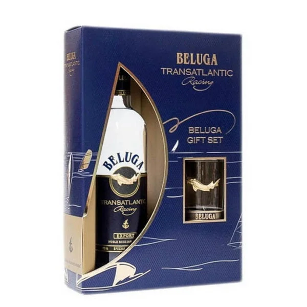 Beluga Transatlantic Racing Vodka 0,7 dd. +pohár 40%