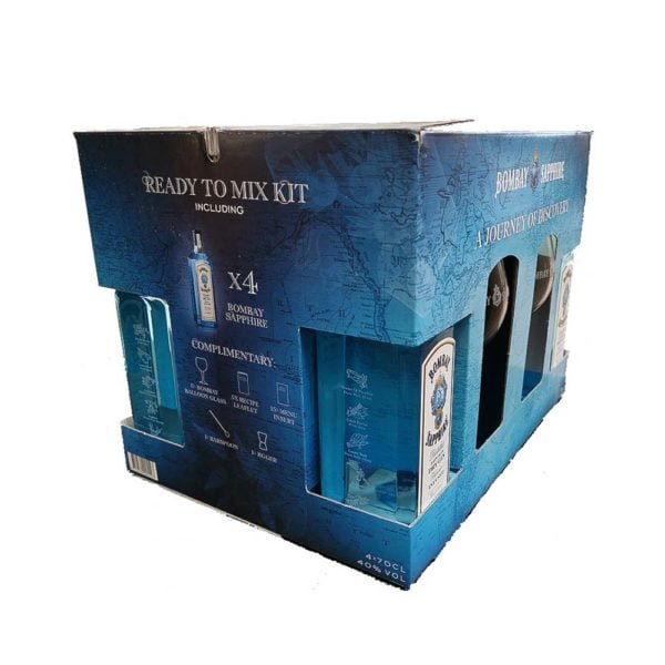 Bombay Sapphire Gin Pack 4 x 07 40 vásárlás