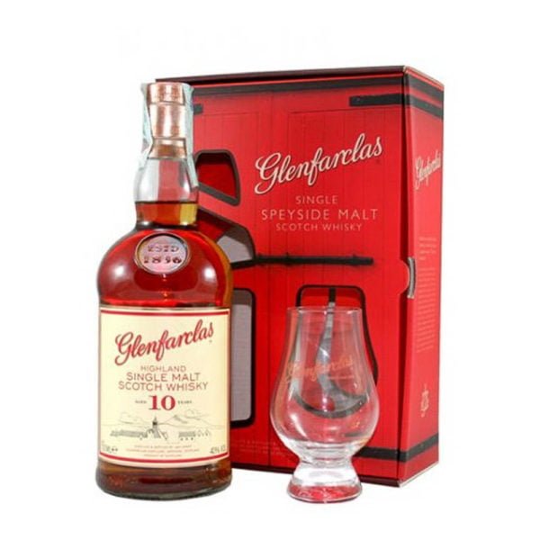 Glenfarclas 10 éves Single Malt whisky 07 pdd pohár 40 vásárlás