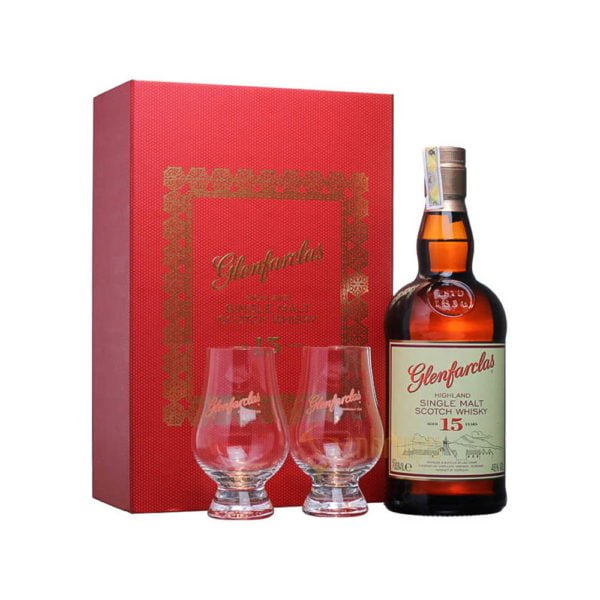 Glenfarclas 15 éves Single Malt whisky 07DD 2 pohár 46 vásárlás
