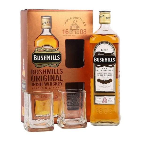 Bushmills Original Irish whiskey 10 dd. 2 pohár 40 vásárlás