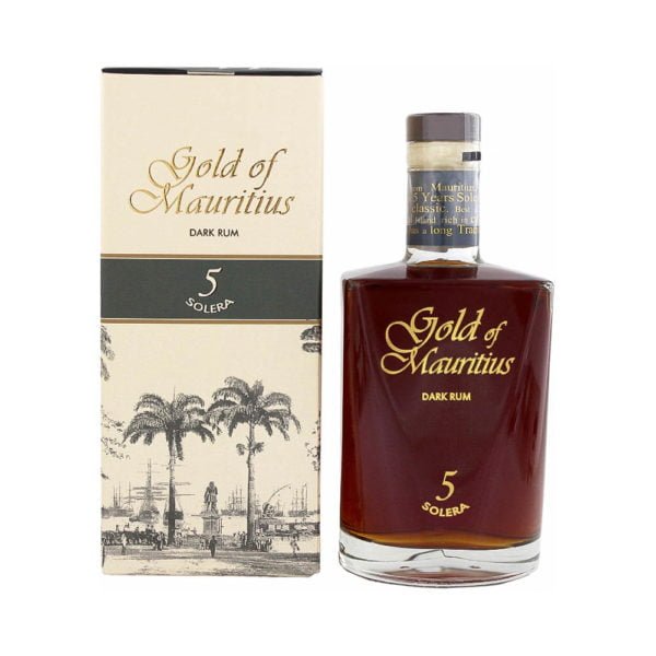 Gold of Mauritius 5 Solera Dark Rum 07 pdd. 40 vásárlás