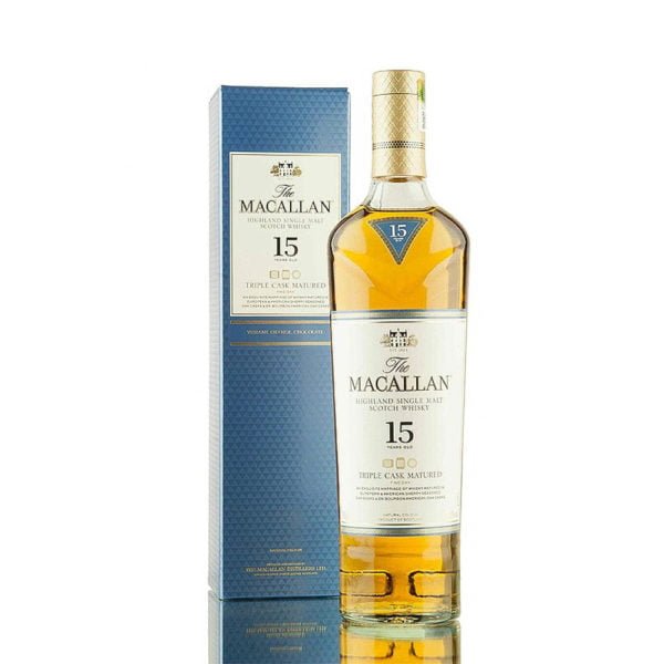 Macallan 15 éves Triple Cask Matured Single Malt Scotch whisky 07 pdd. 43 vásárlás