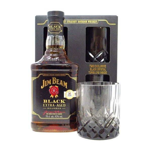 Jim Beam Black Extra Aged Bourbon whiskey 07 pdd. 2 pohár 43 vásárlás
