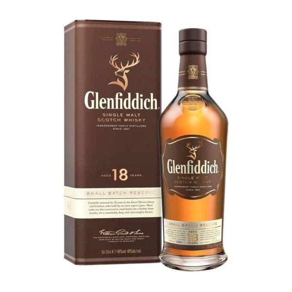 Glenfiddich 18 éves Single Malt Scotch whisky 07 pdd. 40 vásárlás