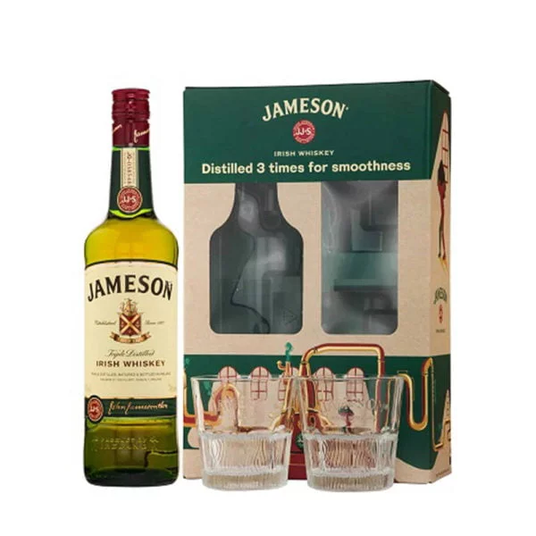 Jameson whiskey 0,7 pdd+2 pohár 40%