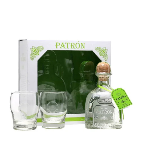 Tequila Patron Silver 0,7 pdd+2pohár 40%