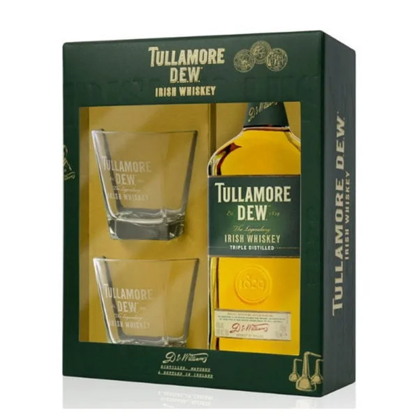 Tullamore Dew whiskey 0,7 pdd+2pohár 40%