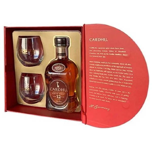 Cardhu 12 éves Single Malt whisky 0,7 pdd + 2 pohár 40%