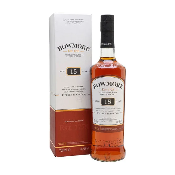 Bowmore 15 éves skót whisky 0,7 pdd 43%