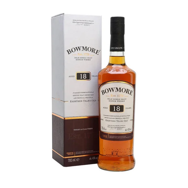 Bowmore 18 éves skót whisky 0,7 pdd 43%