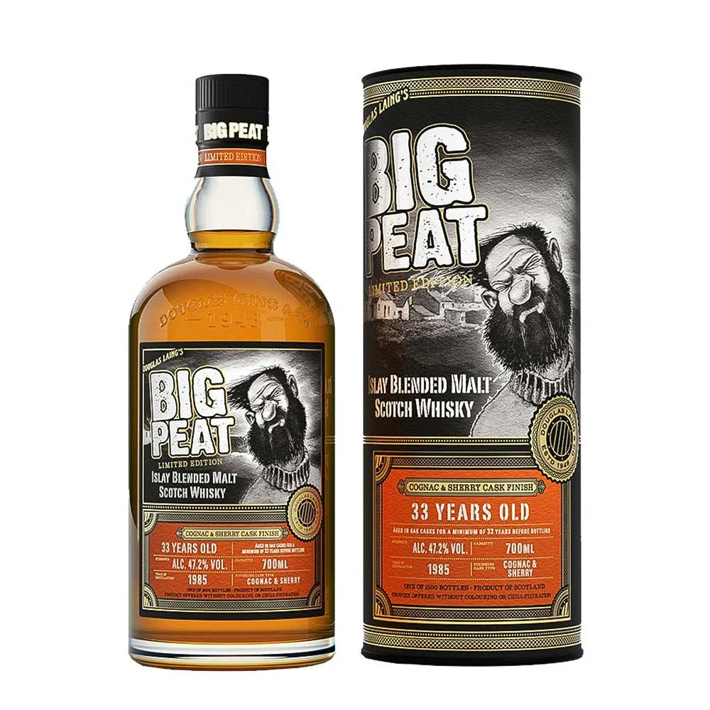 Big Peat 33 eves Islay Blended Malt Scotch whisky 07 dd. 472 vásárlás