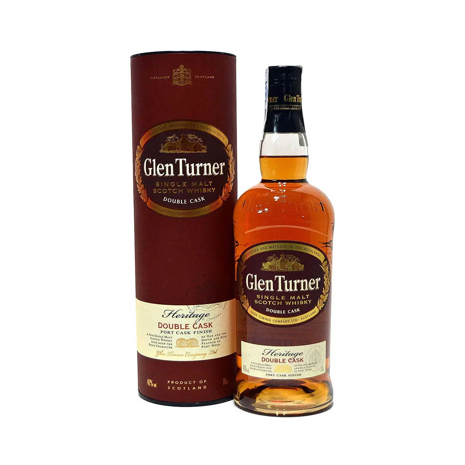 Glen Turner Heritage Double Wood Single Malt Scotch Whisky PORT CASK FINISH 07 40 vásárlás