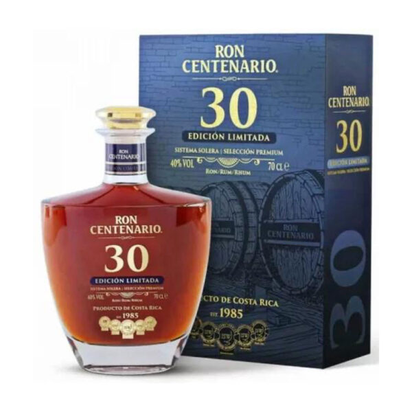 Centenario Edicion Limitada Solera 30 rum 0,7 pdd 40%