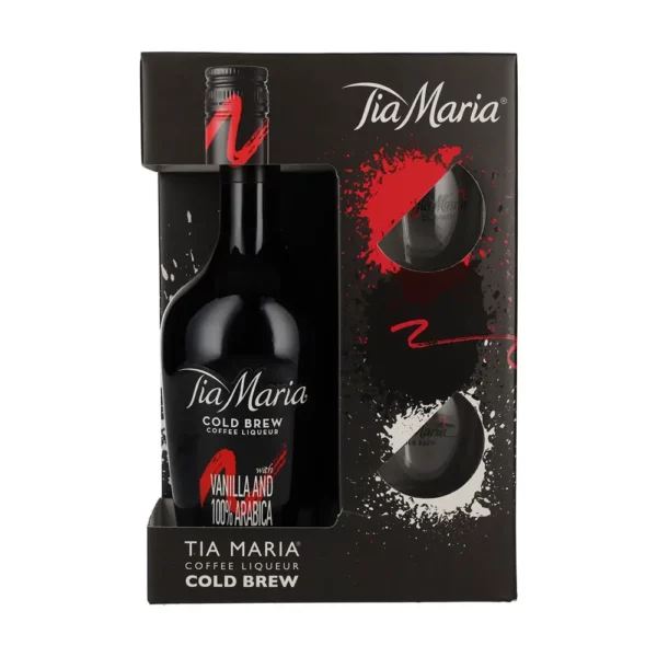 Tia Maria likőr 0,7 pdd + 2 pohár 20%