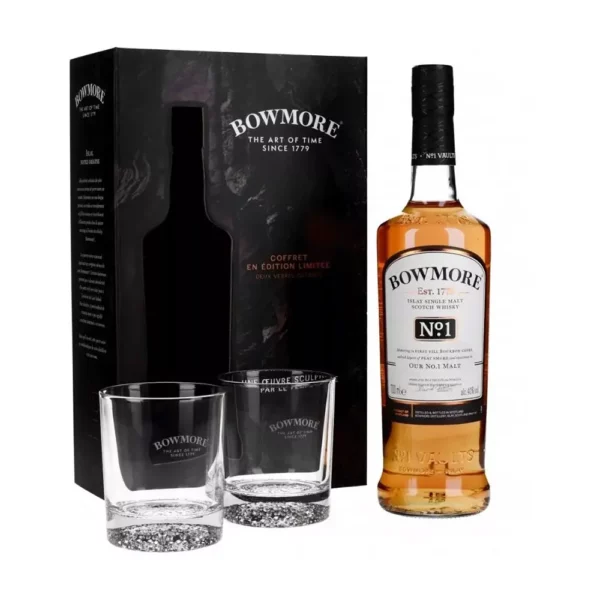Bowmore No1 Single Malt Whisky 07 Pdd 2 Pohar Vásárlás