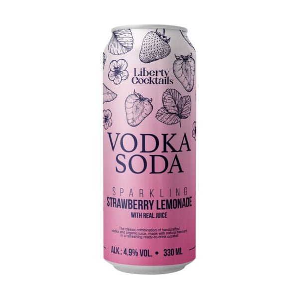 Vodka Soda Strawberry 033 Vásárlás