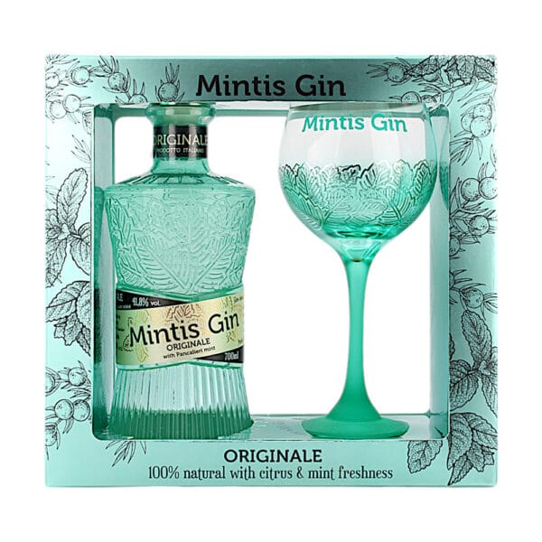 Mintis Originale gin 0,7 pdd + 1 pohár 41,8% DRS