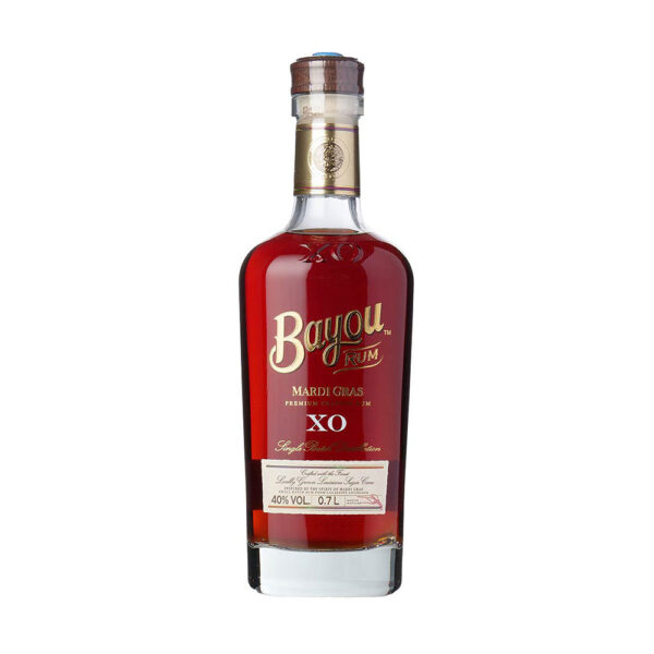 Bayou XO Mardi Gras rum 0,7 40% DRS