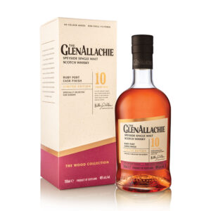 GlenAllachie 10 éves Ruby Port Cask Finish whisky 0,7 pdd 48% DRS