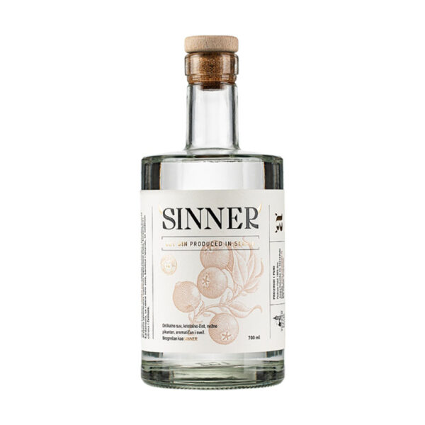 Sinner gin 0,7 42% DRS