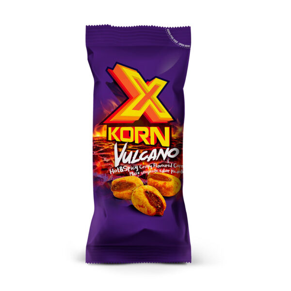 XKorn Vulcano Lángolóan Csípős ropogós kukorica 35g