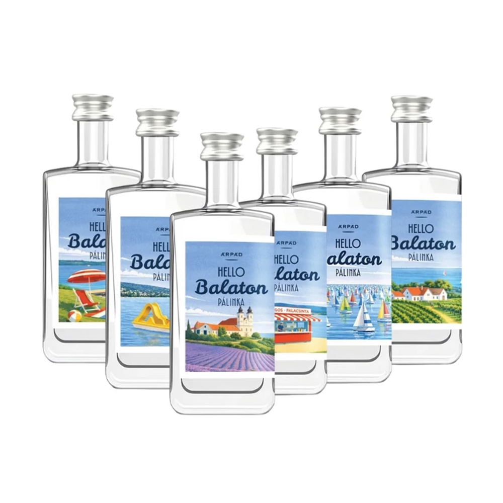 Árpád HELLO Balaton Mini pálinkaválogatás 6*0,05 40% 1 Árpád HELLO Balaton Mini pálinkaválogatás 6*0,05 40%