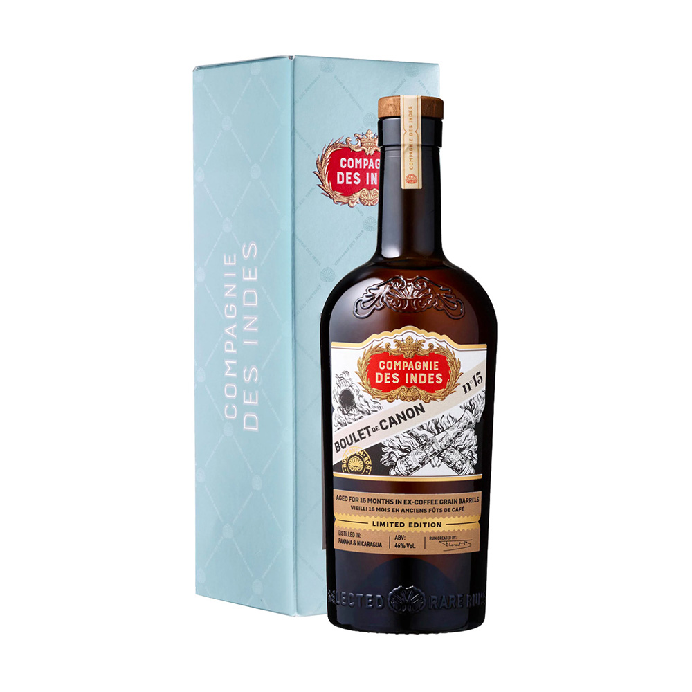 Compagnie des Indes Boulet de Canon N°15 Limited Edition rum 0,7 pdd 46% 1 Compagnie des Indes Boulet de Canon N°15 Limited Edition rum 0,7 pdd 46%