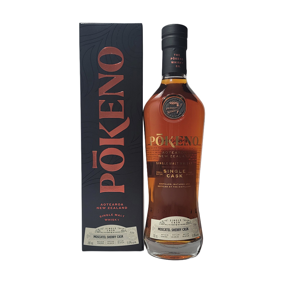 Pōkeno Moscatel Single Cask 0,7 pdd 51,8 % 1 Pōkeno Moscatel Single Cask 0,7 pdd 51,8 %