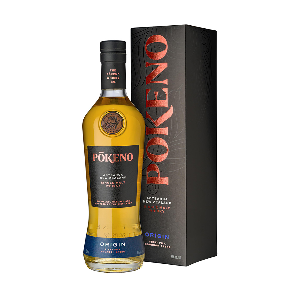 Pōkeno Origin Single Malt Bourbon Cask whisky 0,7 pdd 43% 1 Pōkeno Origin Single Malt Bourbon Cask whisky 0,7 pdd 43%