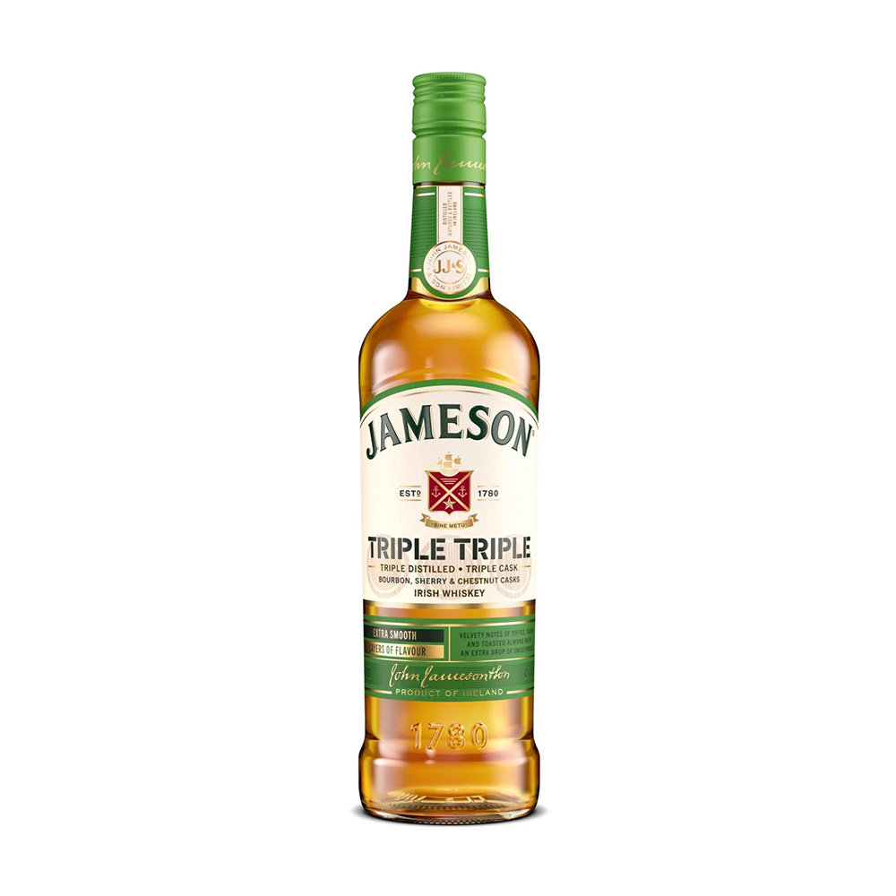 Jameson Triple Triple whiskey 0,7 40% DRS 1 Jameson Triple Triple whiskey 0,7 40% DRS