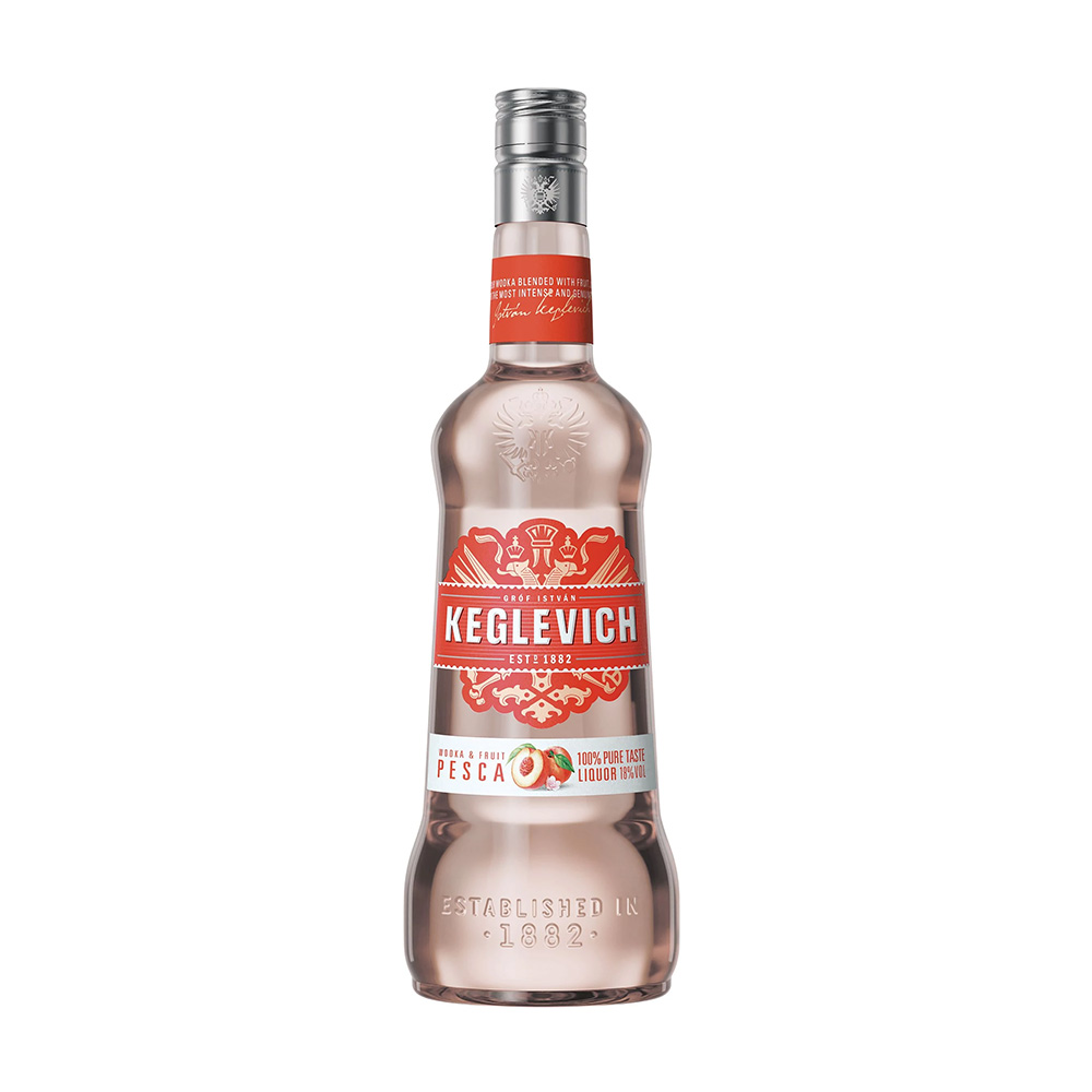 Keglevich Peach vodkalikőr 0,7 18% DRS 1 Keglevich Peach vodkalikőr 0,7 18% DRS