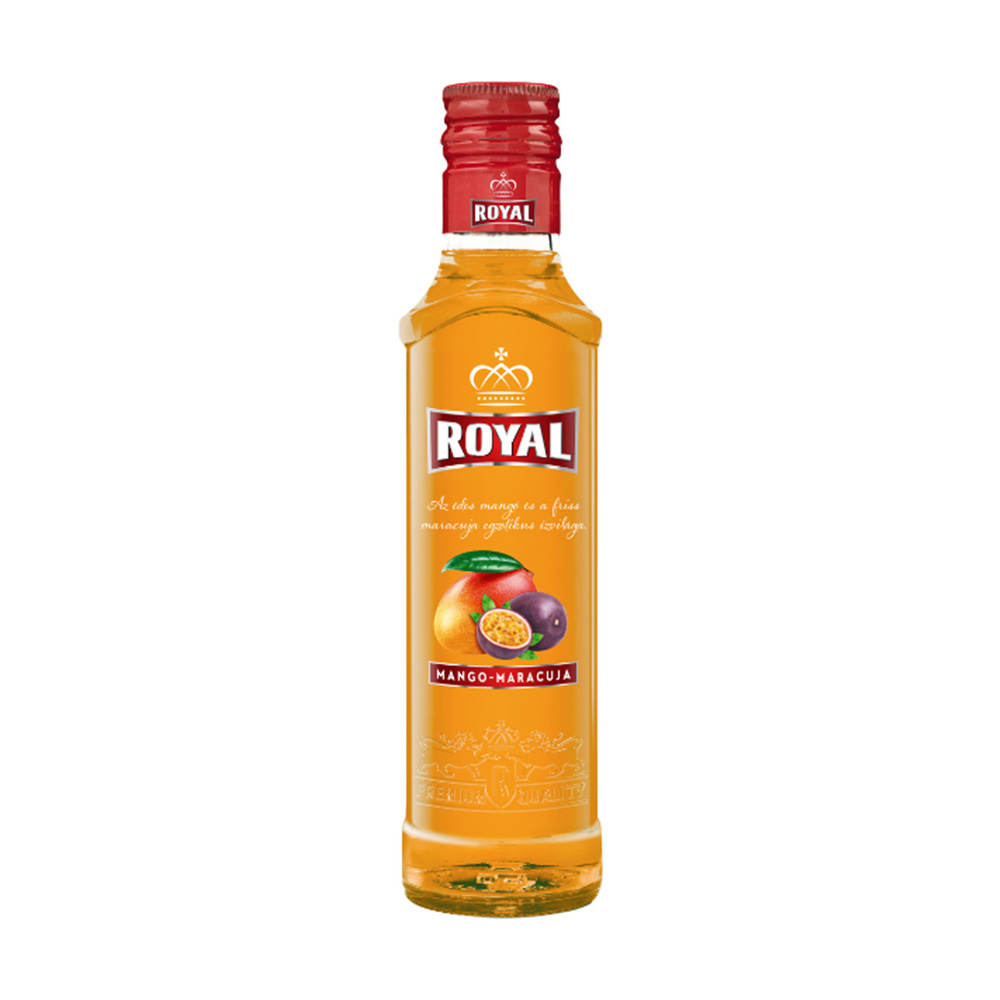 Royal Mangó-Maracuja vodkalikőr 0,2 26% DRS 1 Royal Mangó-Maracuja vodkalikőr 0,2 26% DRS