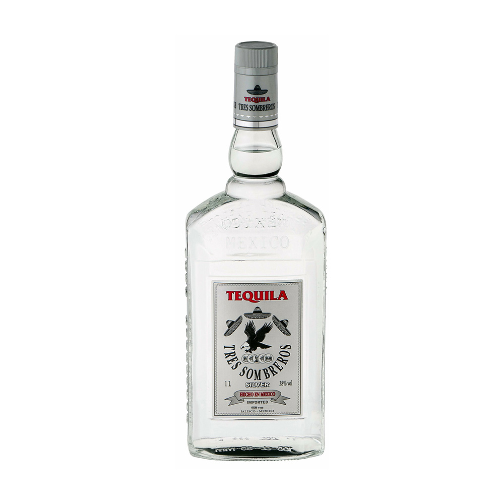 Tequila 3 Tres Sombreros Silver 1,0 38% 1 Tequila 3 Tres Sombreros Silver 1,0 38%